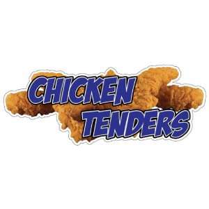  CHICKEN TENDERS Concession Decal strips trailer sign 