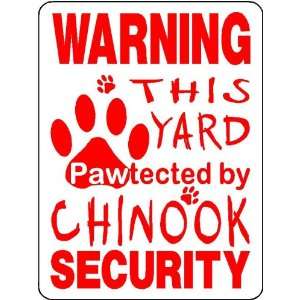  CHINOOK ALUMINUM DOG SIGN 3258 