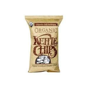 Kettle Foods Organic Chips Chipotle Chili Barbeque    5 oz Each / Pack 