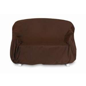    Three Seat Sofa Cover Fabric Chocolate Brown Patio, Lawn & Garden