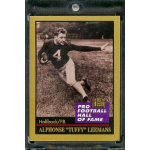  1991 ENOR Tuffy Leemans Football Hall of Fame Card #87 