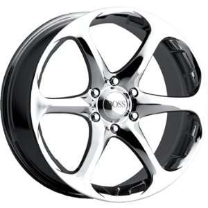 Boss 318 17x8 Chrome Wheel / Rim 4x100 with a 40mm Offset and a 72.64 