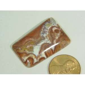 Mexican Chocolate Crazy Lace Agate Free Form Cabochon Lapidary Jewelry 