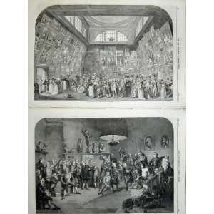   1861 Royal Academicians Zoffany Academy Somerset House