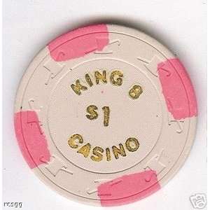  KING 8 CASINO LV $ 1.00 OBSOLUTE CHIP 