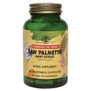 Solgar   Saw Palmetto Berry Extract, 60 veggie caps [Health and Beauty 