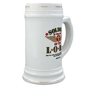   Glass Drink Mug Cup) Soldier in the Army of the Lord 
