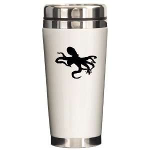  The Octopus Animal Ceramic Travel Mug by  