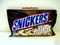 Snickers MINIS Milk CHOCOLATE Candy Candies 11 oz Bag  