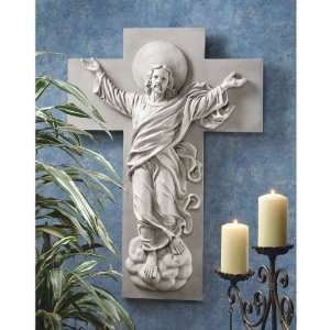  On Sale  He is Risen Christ Ascension Wall Sculpture 