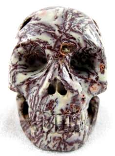 Rare Art ~ Bulico Jasper Carved Crystal Skull Mexico  