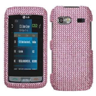 Pink Bling Hard Case Snap On Cover LG Vu Plus GR700  