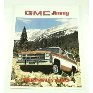  1980 80 GMC JIMMY Truck BROCHURE C1500 K1500 Everything 