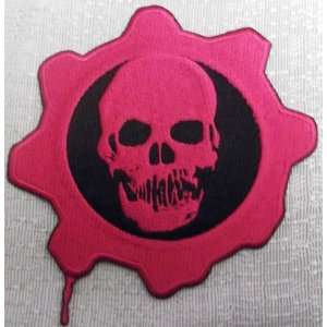    Gears of War RED OMEN SKULL Embroidered PATCH 