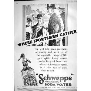  1930 SCHWEPPES SODA WATER WILLSS GOLD FLAKE CIGARETTES 