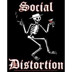  Social Distortion partying skeleton STICKER Everything 