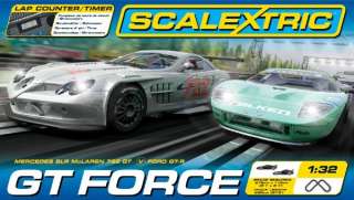 Scalextric C1274 GT Force Race Set Mercedes 722 Ford GT  