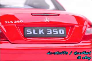 Welly 118 Mercedes Benz SLK 350 Diecast Model Car RED  