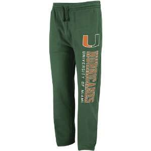  Miami Hurricanes Green Outlaw Fleece Pants Sports 