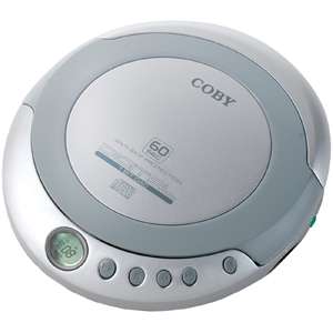 Coby Slim Portable CD Player with Anti Skip Protection  