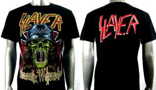 Slayer Heavy Metal Rock Punk Band Men T shirt Sz L  