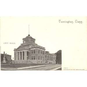   Vintage Postcard City Hall Torrington Connecticut 