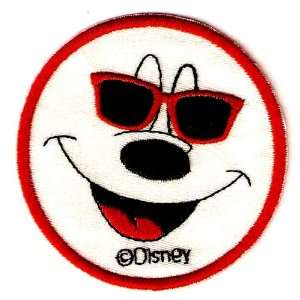   Embroidered Iron On / Sew On Patch   Disney   smiley 