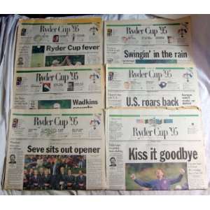   Times Union RYDER CUP 1995 Newspapers Rochester, NY Rochester Times