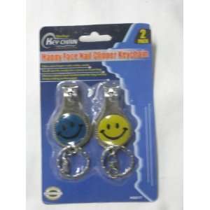  Happy Face Nail Clipper Keychain (2pack)