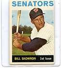 1964 TOPPS BASEBALL 445 BILL SKOWRON NM MINT Senators  
