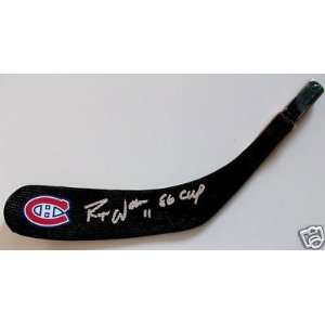  Ryan Walter Montreal Canadiens Signed Stick Blade 