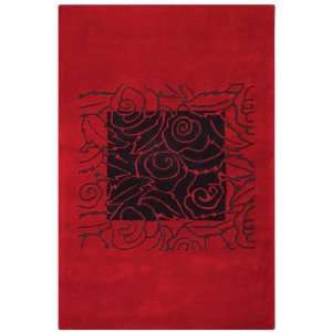  Cloister Rug 79 Round Red