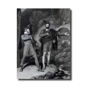  Roderick Dhu And A Clansman 1810 From lady Of The Lake By 