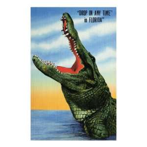   Drop in Any Time in Florida Giclee Poster Print, 38x56