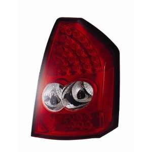   03+ Chrysler 300C Red/Clear LED Altezza Euro Tail Lights Automotive