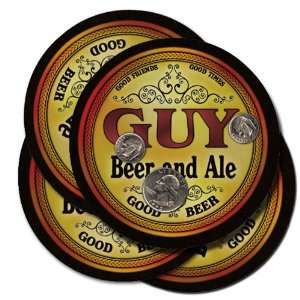  Guy Beer and Ale Coaster Set
