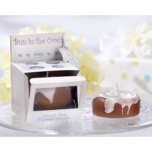  Wedding Favors Bun in the Oven Scented Candle Set of 4 