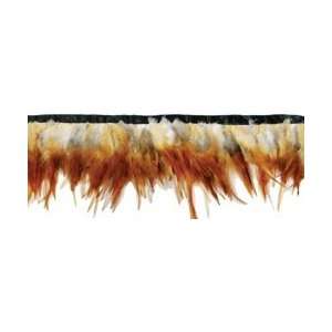 Expo Feather Fringe 3 1/2 Wide 10 Yards Brown/Natural 