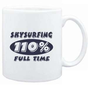 Mug White  Skysurfing 110 % FULL TIME  Sports Sports 