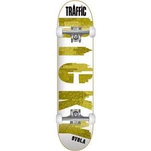  Traffic Oyola Skyrise Complete Skateboard   7.5 w/Raw 