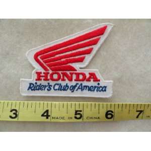  Honda Riders Club of America Patch 