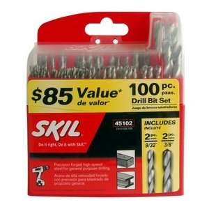 Skil 100 Piece Drill Bit Set Over $85 Value Precision Forged High 