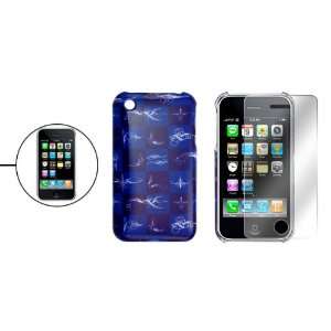  Gino Screen Guard Plastic Blue Case Protective Cover for 