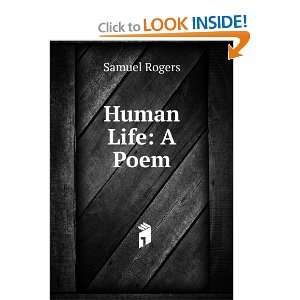  Human Life A Poem Samuel Rogers Books