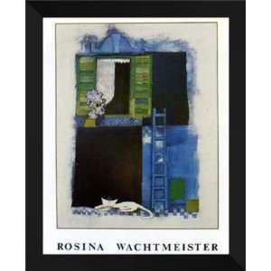    Rosina Wachtmeister FRAMED Art 26x32 Sleeping Cat