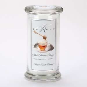  Black Tea & Honey Large Apothecary Jar Kringle Candle 
