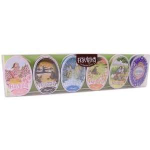 Abbaye de Flavigny Traditional Tin Anise drops 6 pack gift set Anise 