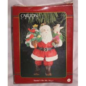   Santas On His Way Carlton Cards Collectible Ornament