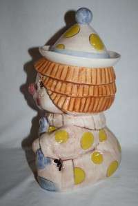 TREASURE CRAFT USA Vintage Clown Cookie Jar  