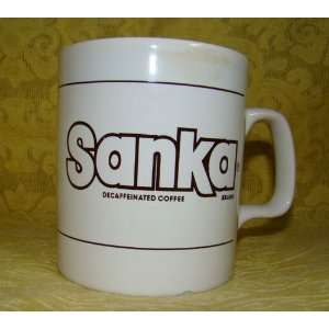   England Porcelain   Sanka Advertisement Decaffeinated Coffee Mug Set